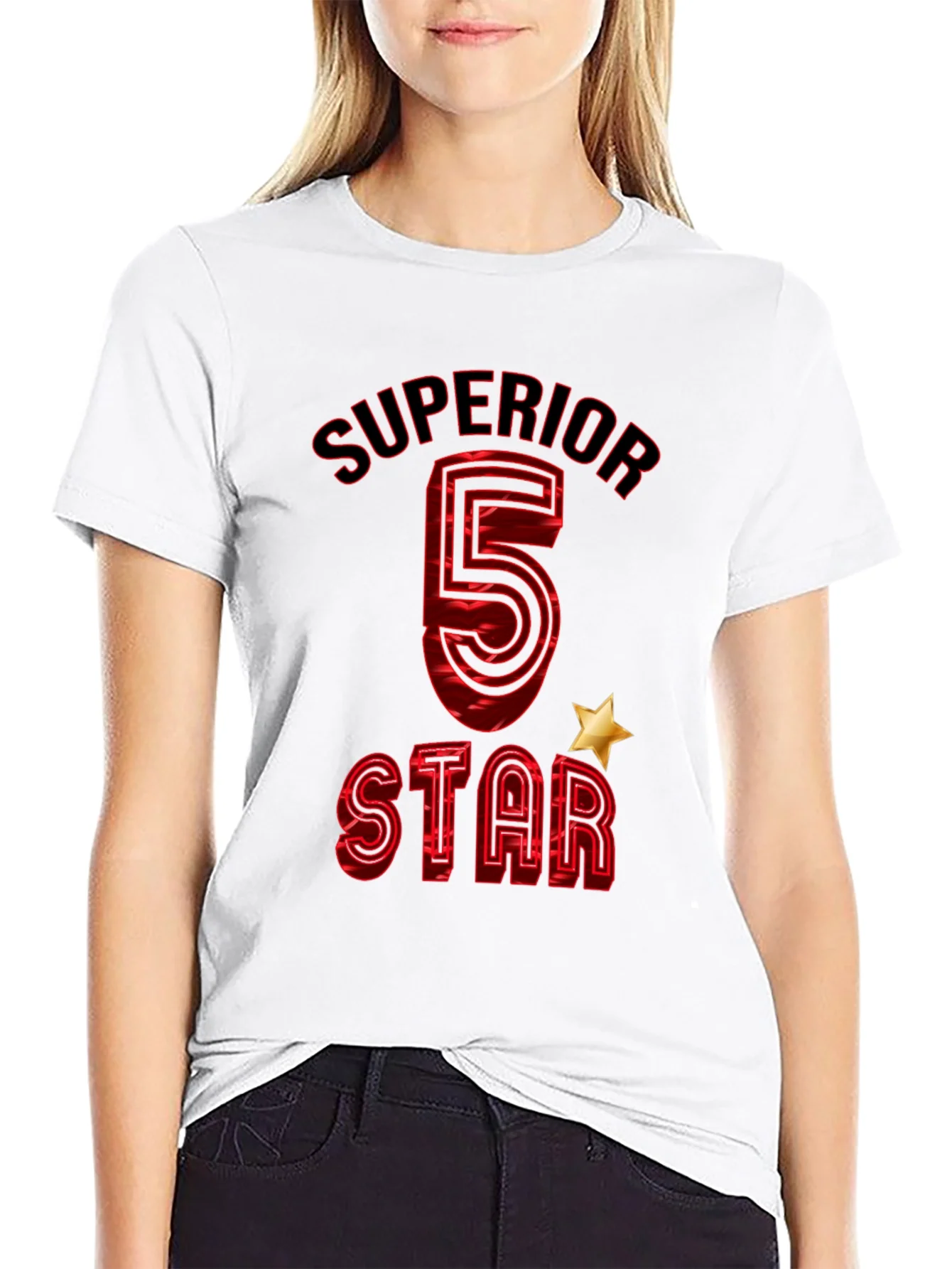 Superior 5 Star Graphic T-Shirt