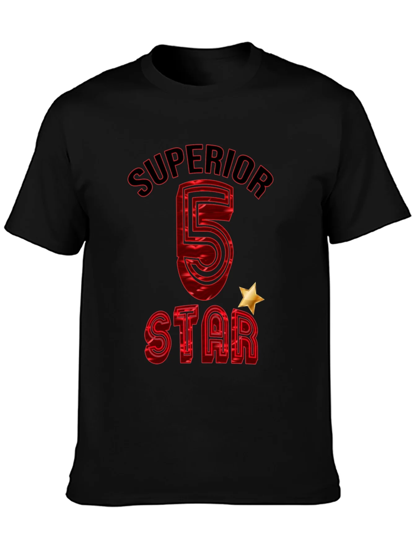 Superior 5 Star Graphic T-Shirt