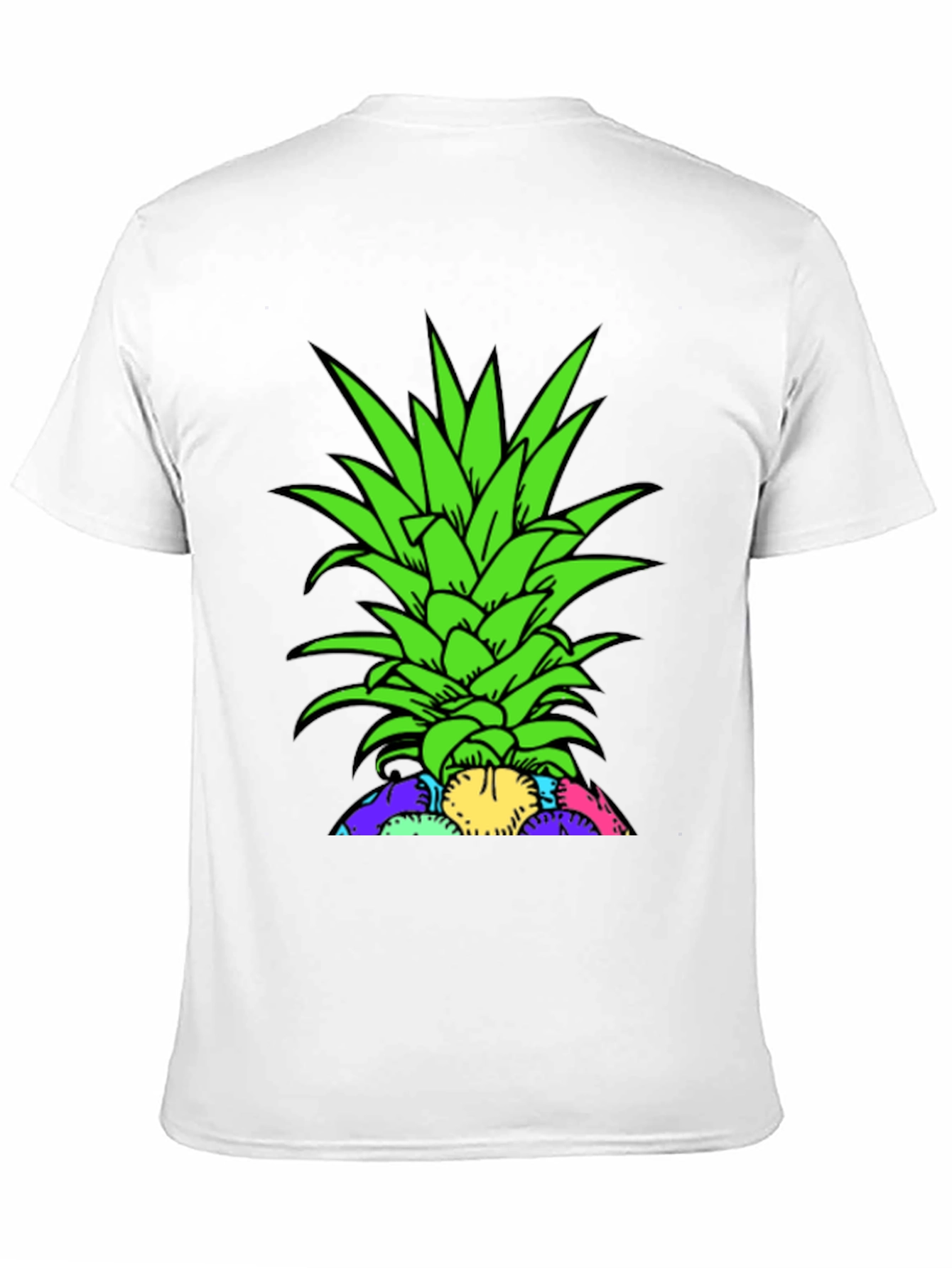 Pineapple Top Graphic T-Shirt - Unique Design