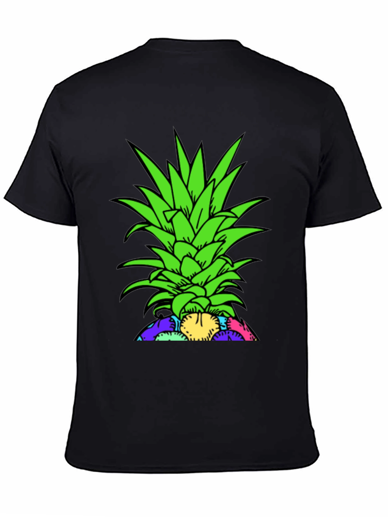 Pineapple Top Graphic T-Shirt - Unique Design