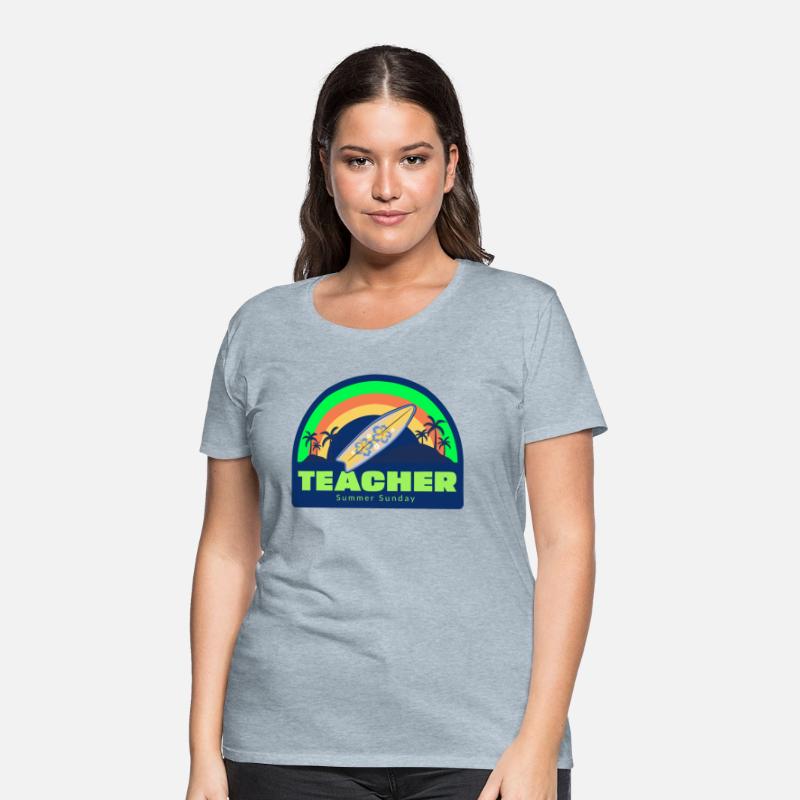 Teacher Summer Sunday Surfer T-shirt