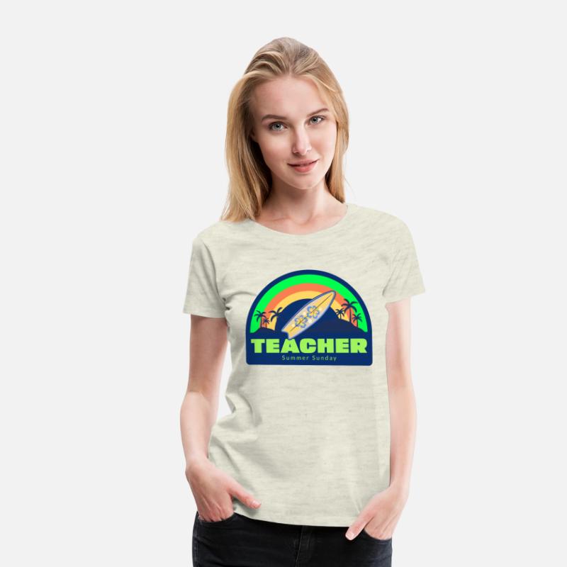 Teacher Summer Sunday Surfer T-shirt