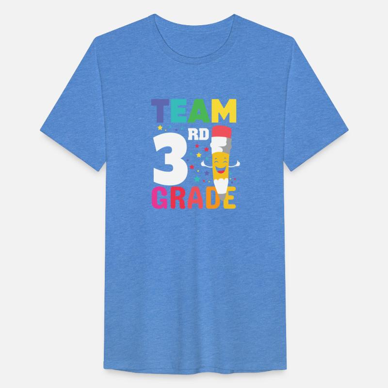 Team 3rd Grade Pencil Back