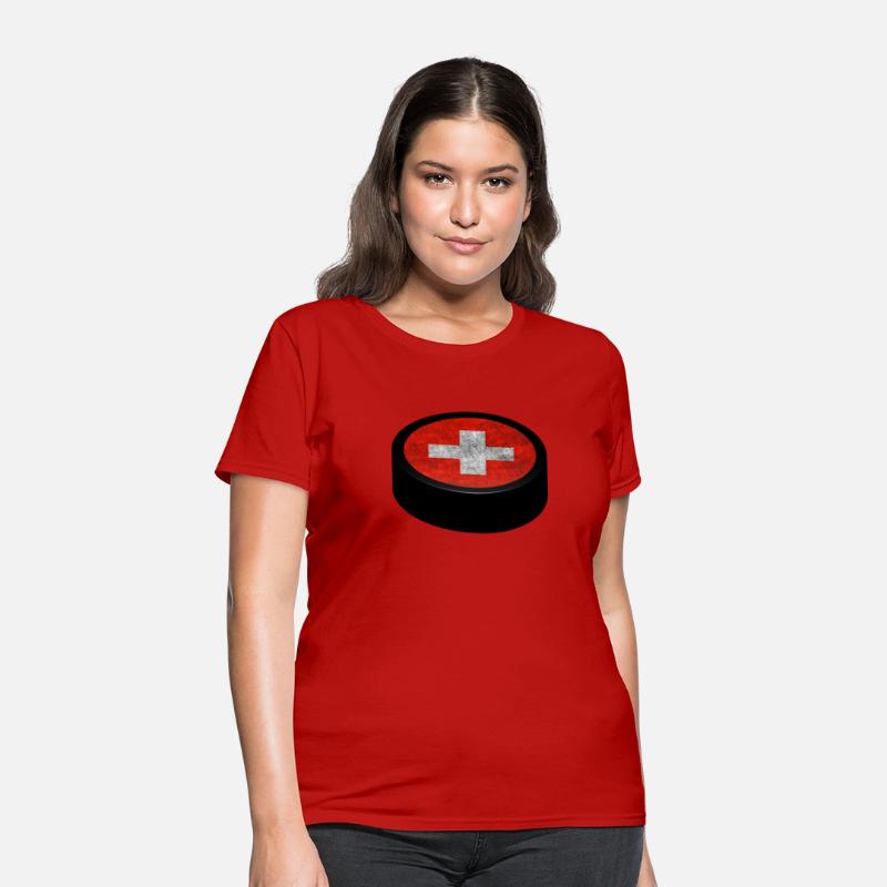 Team Switzerland Hockey Puck