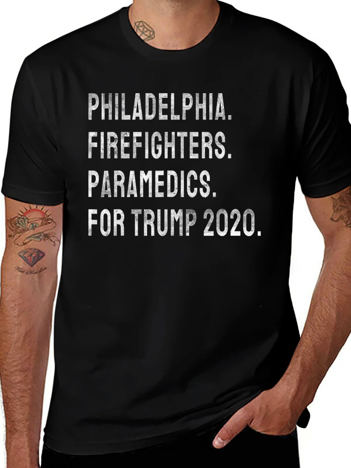 Philadelphia Firefighters Trump 2020 T-Shirt