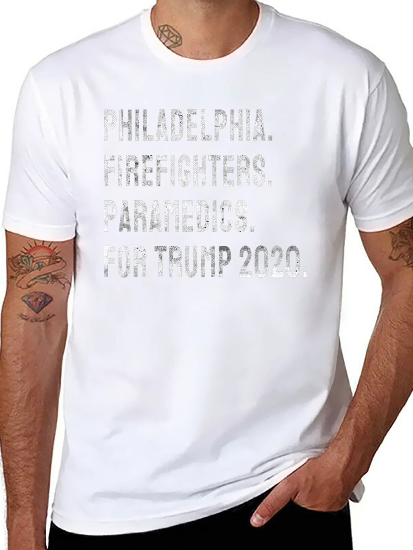 Philadelphia Firefighters Trump 2020 T-Shirt
