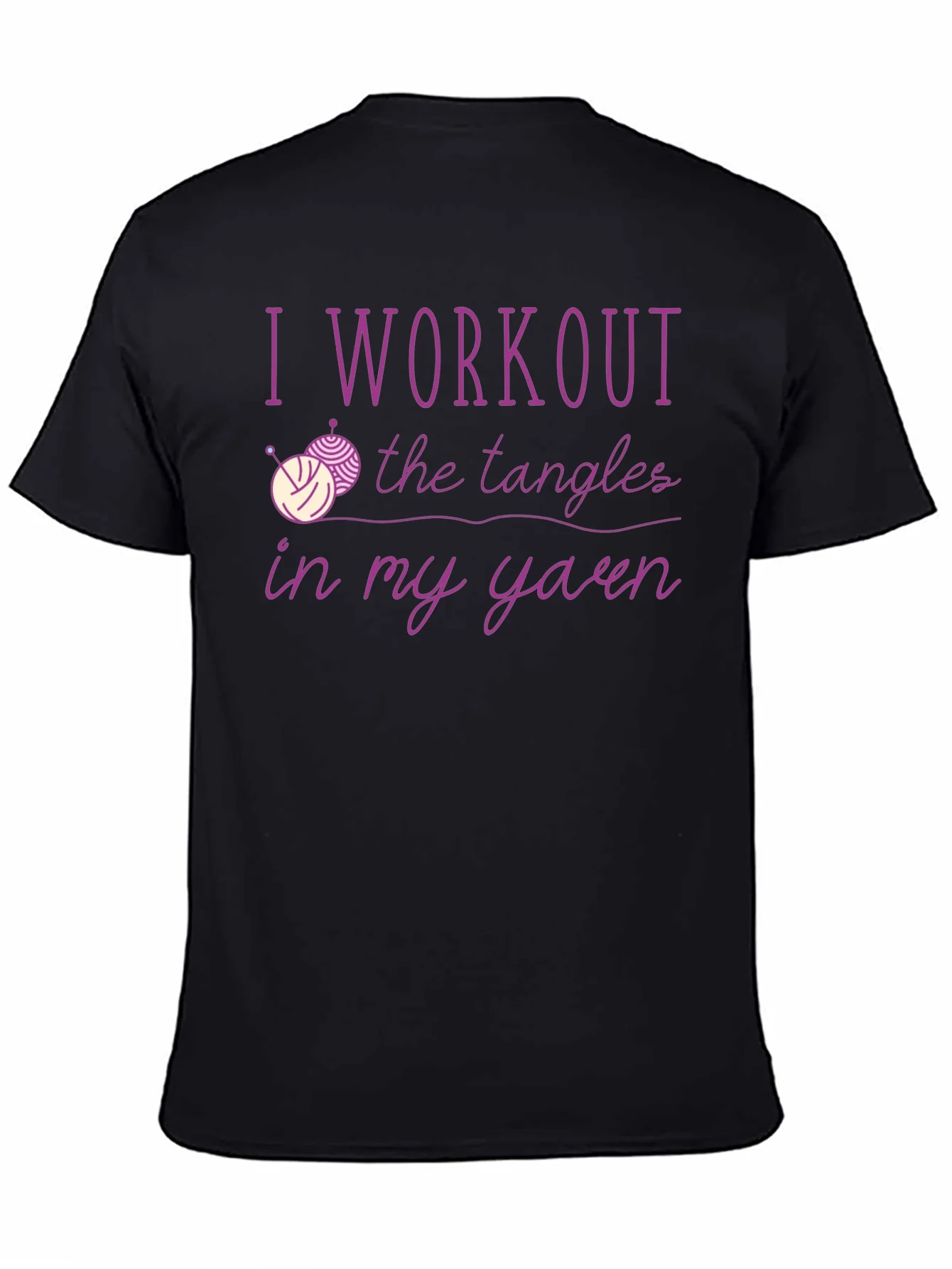 Yarn Workout T-Shirt Knitting Lover Tee