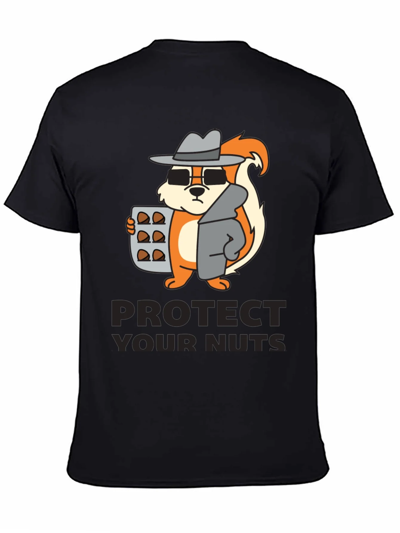 Protect Your Nuts Novelty Graphic Tee
