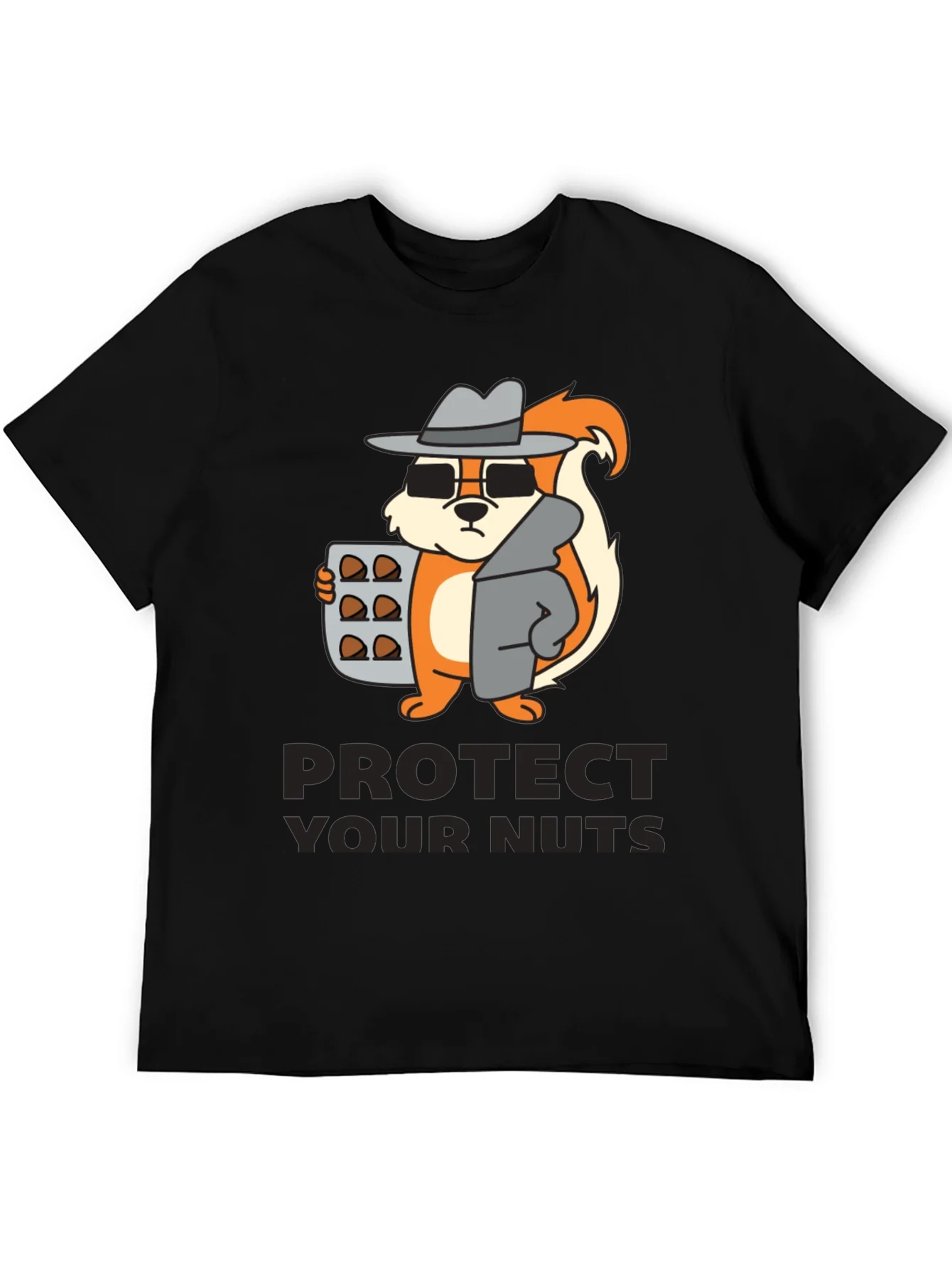 Protect Your Nuts Novelty Graphic Tee