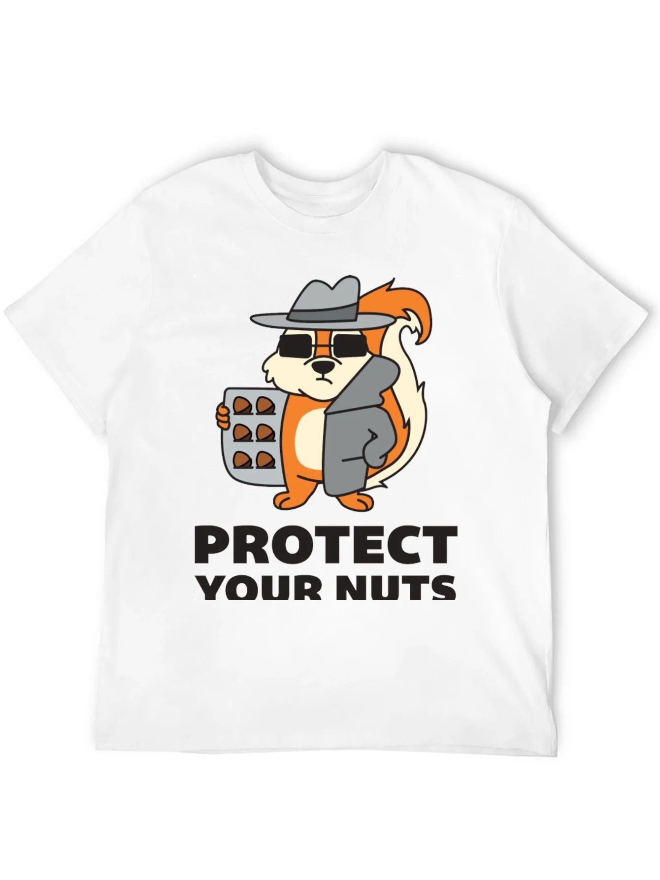 Protect Your Nuts Novelty Graphic Tee