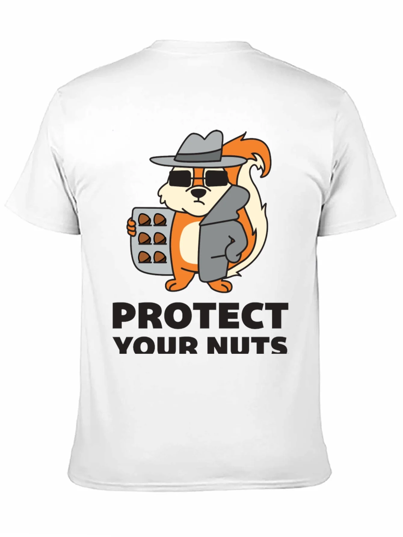 Protect Your Nuts Novelty Graphic Tee