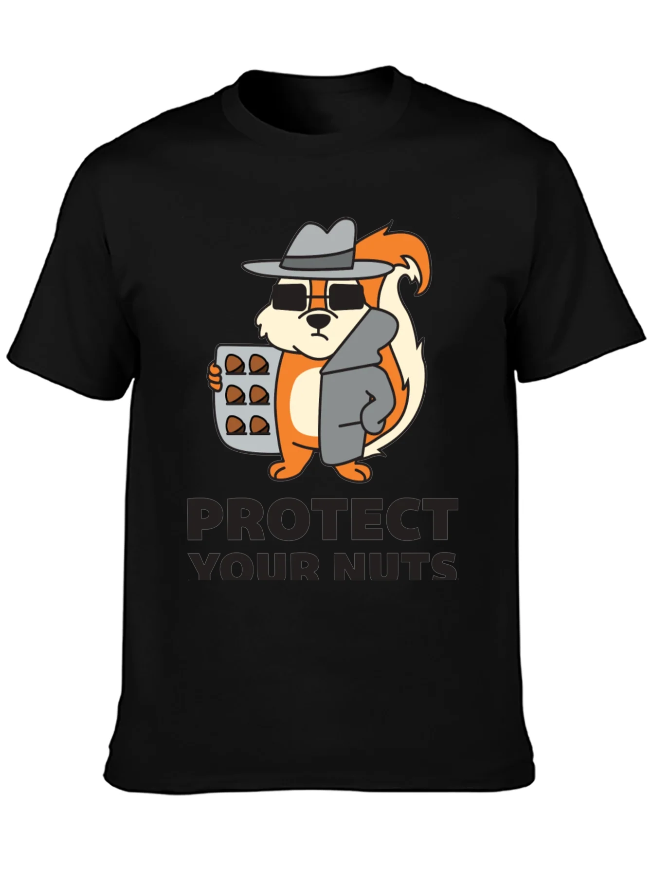 Protect Your Nuts Novelty Graphic Tee
