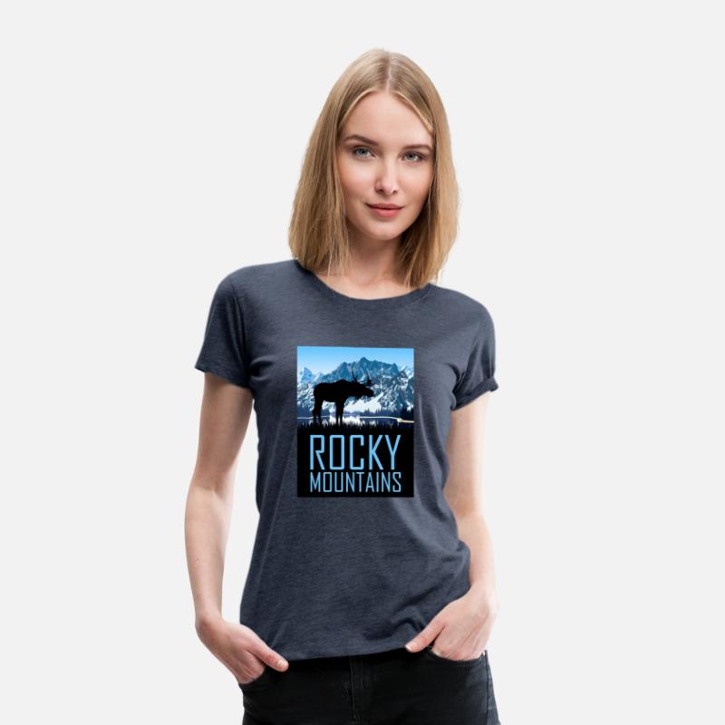 The Beauty Of Rocky Mountains Nature Illustration