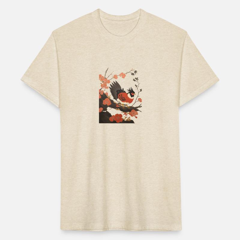 The Bird on the Cherry Blossom Tree T-Shirt