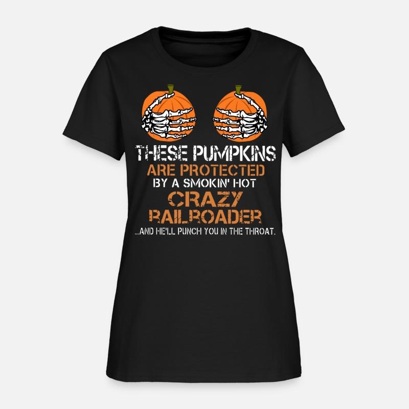 there pumpkins are protected by a smokin hot crazy