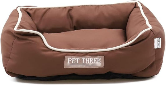 Three Arrows PET THREE Fixed Pet Bed, S, Brown, Fo - Premium Quality