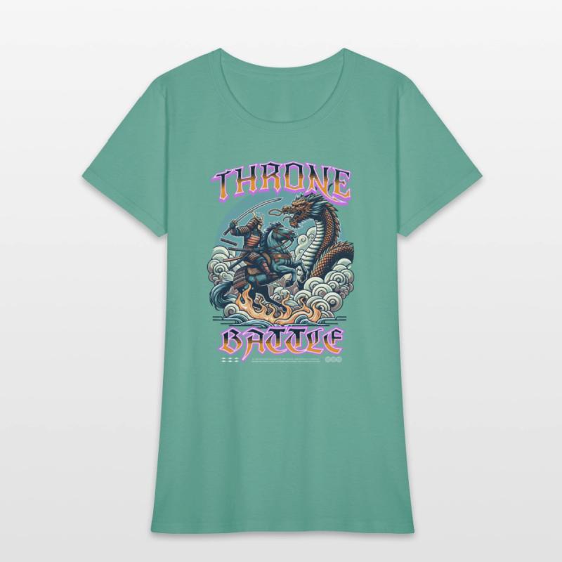 Throne Battle T Shirt Design