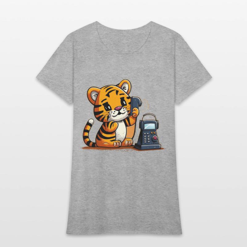 Tiger on the phone calling