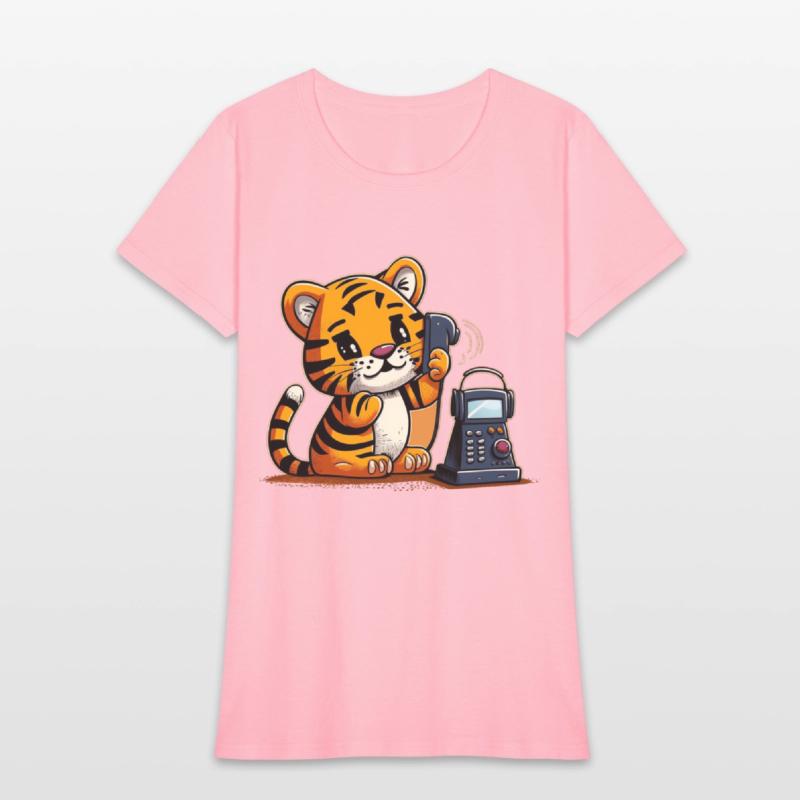 Tiger on the phone calling