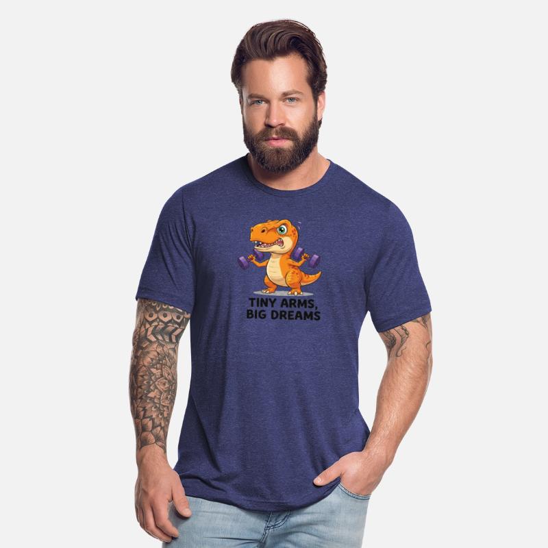 Tiny Arms, Big Dreams – Dino Gym Tee