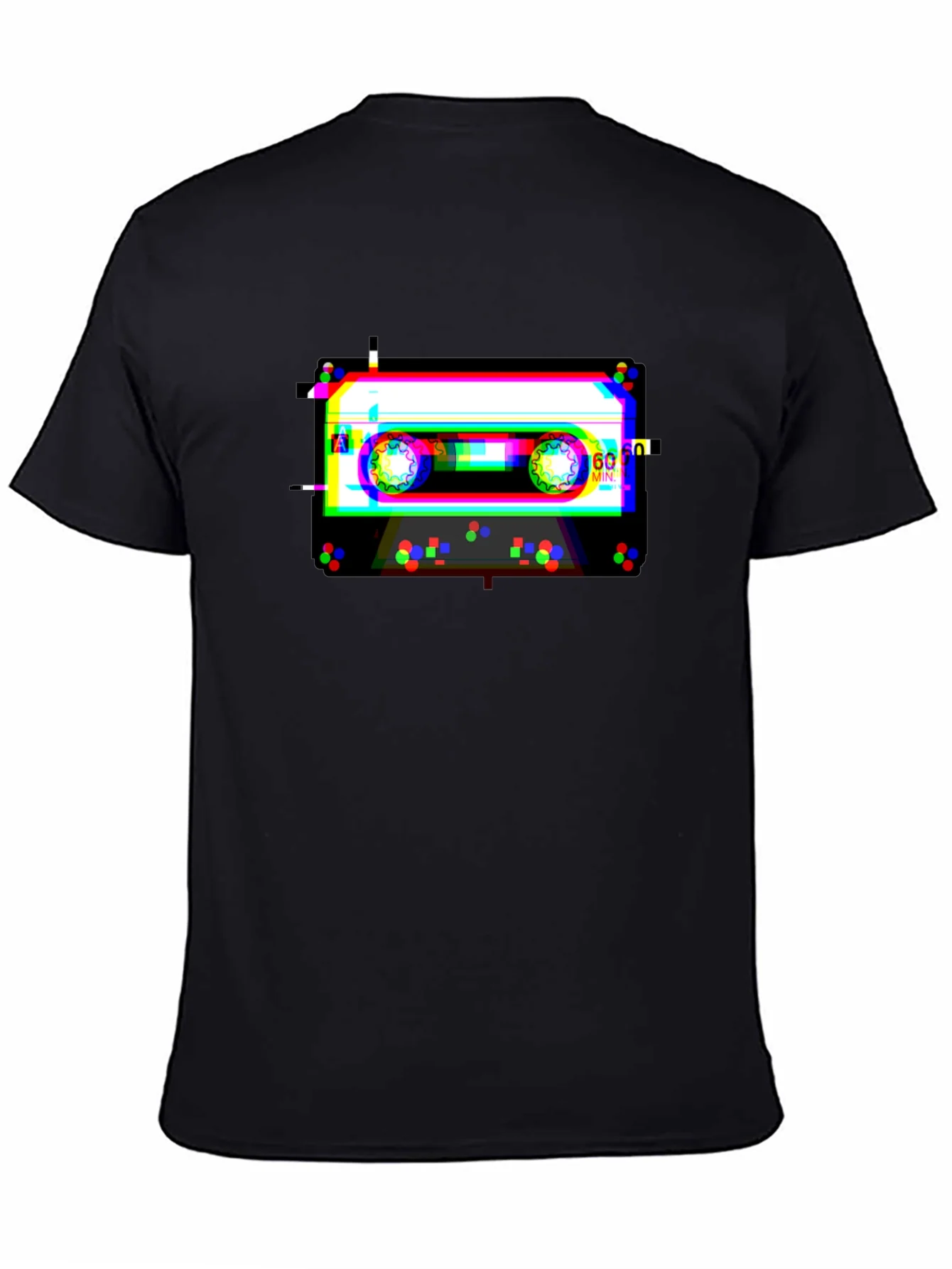 Glitch Cassette Tape T-Shirt - Retro Music Cool