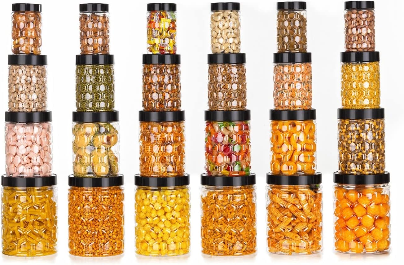 Tosaa Plastic Pet Storage Jar and Container Set of - Top Rated