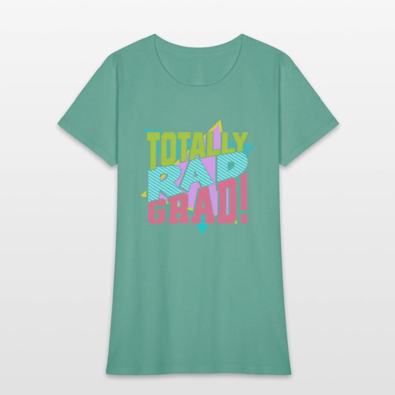 Totally Rad Grad 80'S 90'S Retro Graduation Class