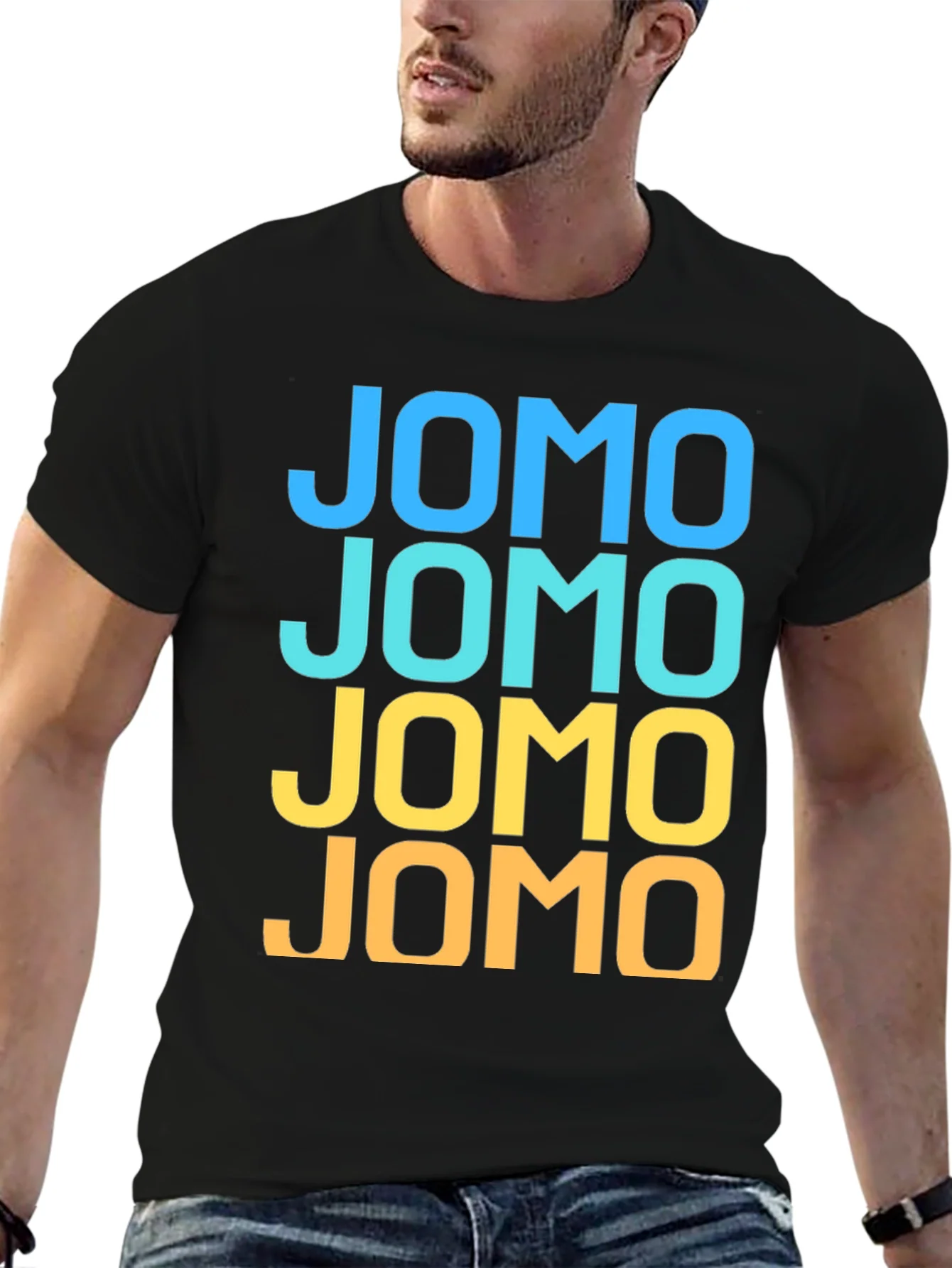 JOMO Graphic Tee - Black T-Shirt