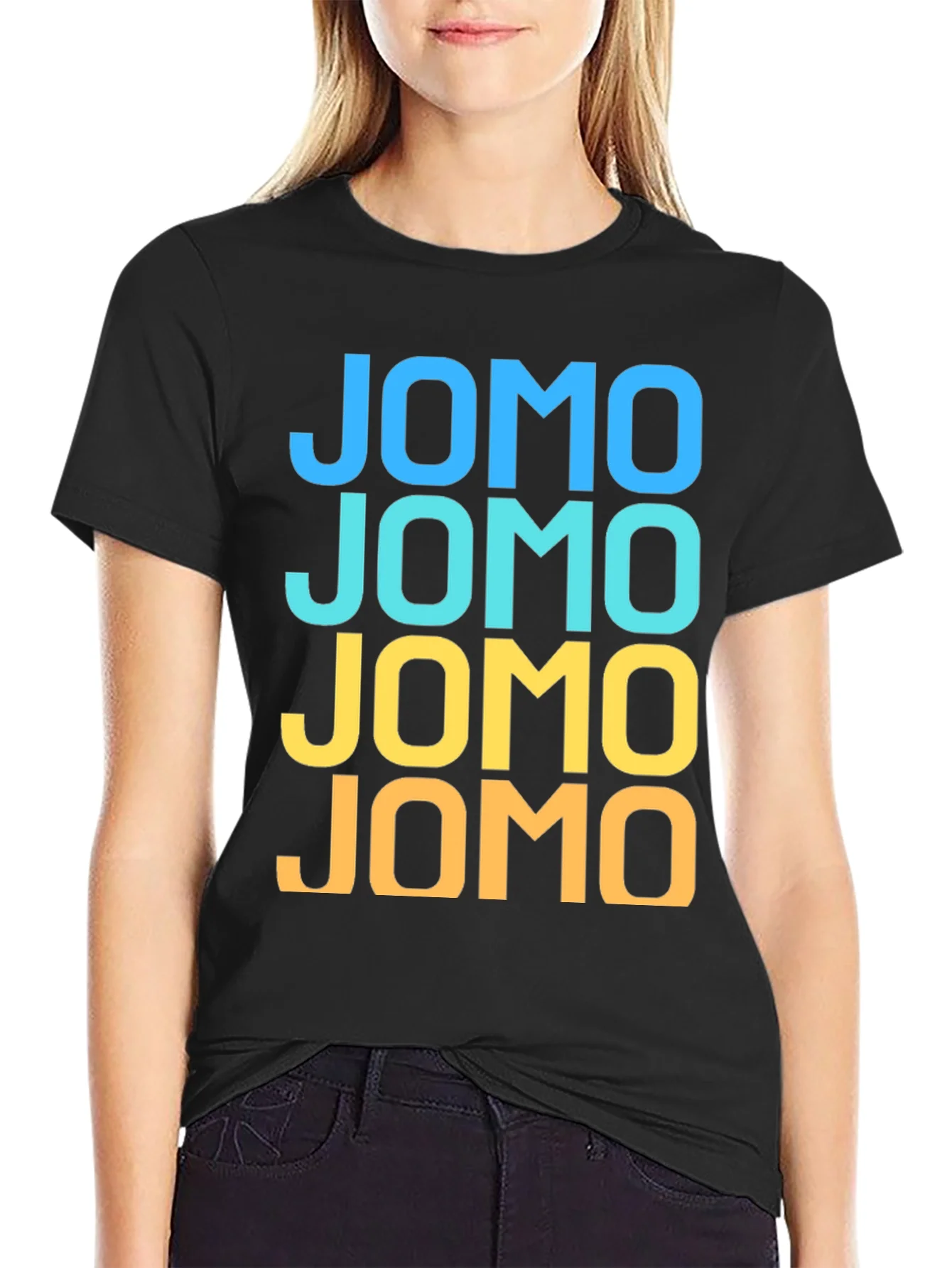 JOMO Graphic Tee - Black T-Shirt