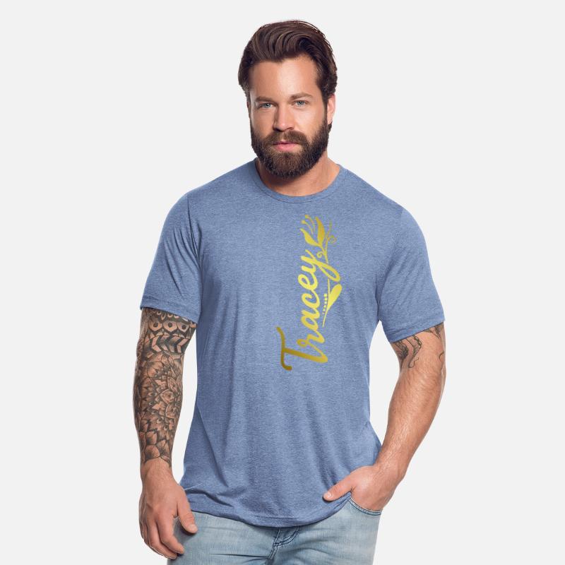Tracey Name Faux Gold Tulip Flourish