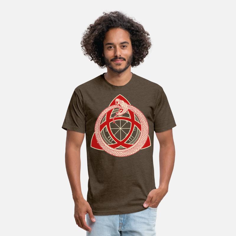 Triquetra Ouroboros Vegvisir Knot Cyclical Nature
