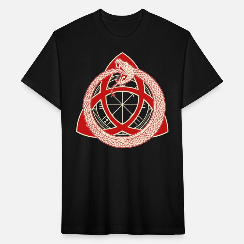 Triquetra Ouroboros Vegvisir Knot Cyclical Nature