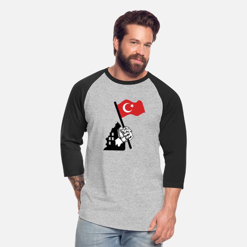 Turkey flag hand