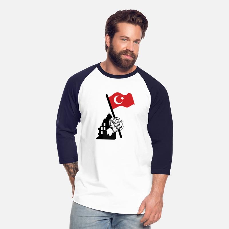 Turkey flag hand