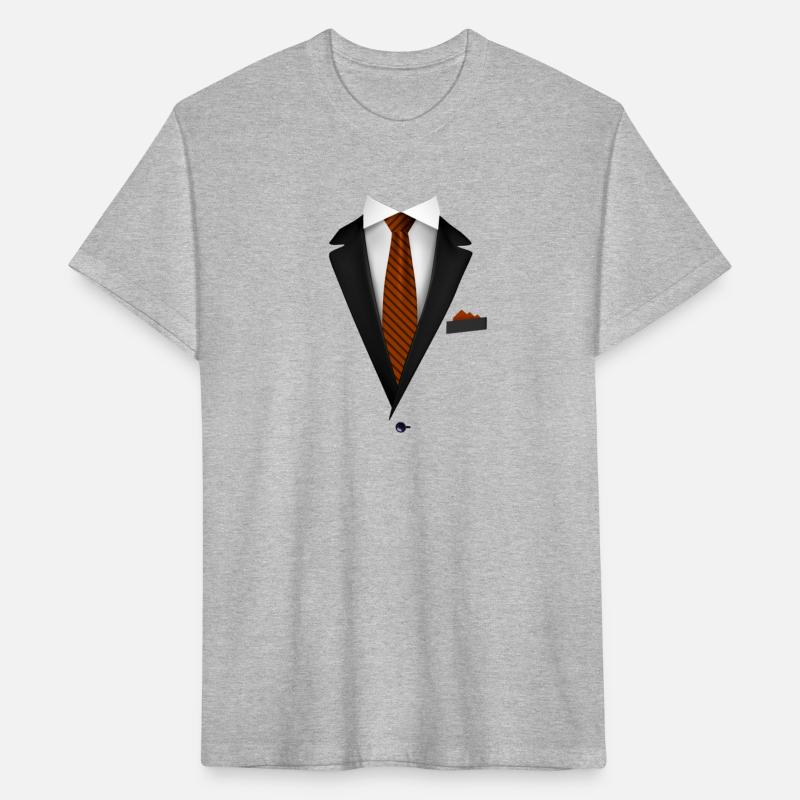 Tuxedo with a OrangeTie For Weddings And Special