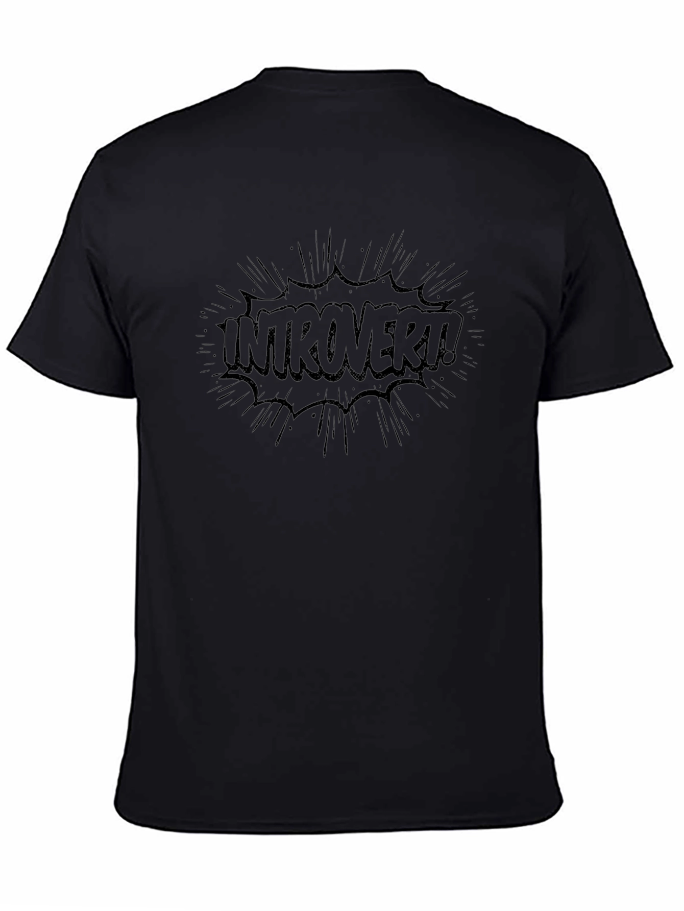 Introvert Comic Burst T-Shirt