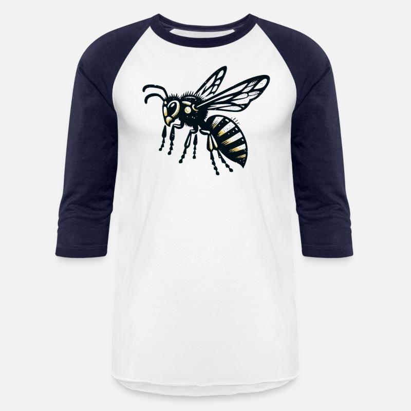 Two Color Wasp Insect Art 3