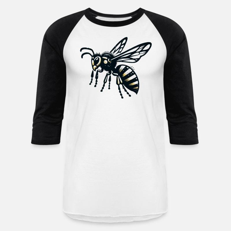 Two Color Wasp Insect Art 3