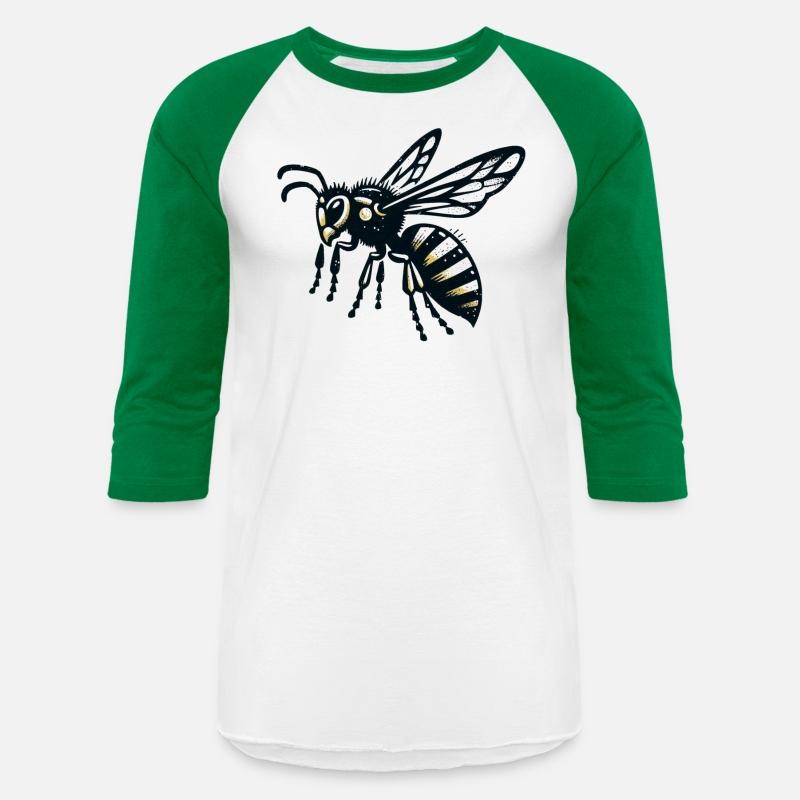 Two Color Wasp Insect Art 3