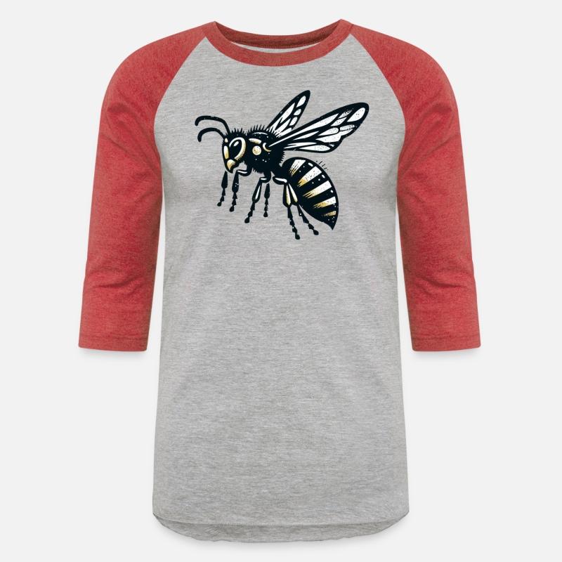 Two Color Wasp Insect Art 3