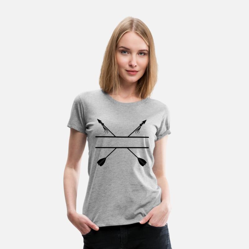 Two crossed arrows