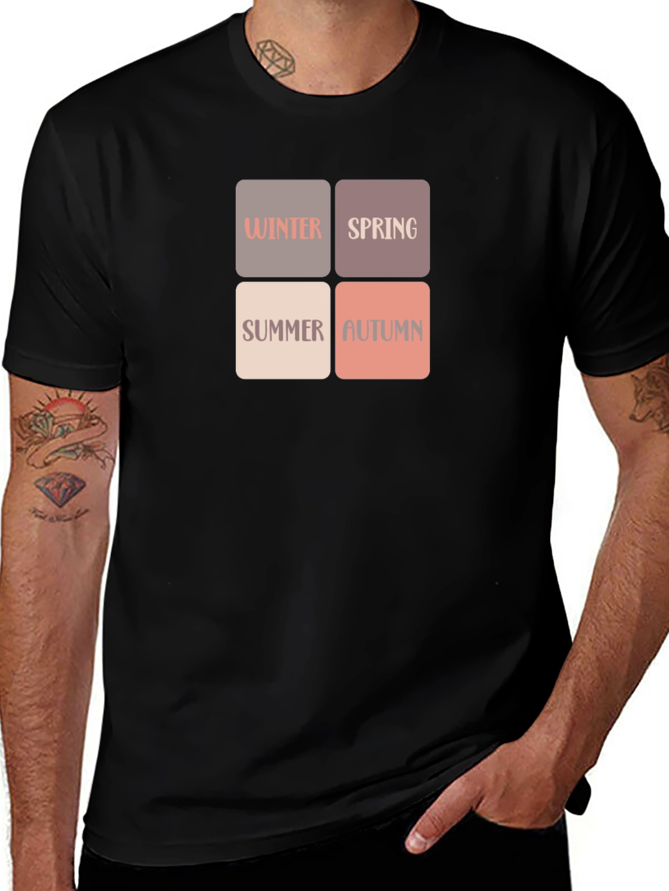 Seasons T-Shirt: Winter Spring Summer Autumn