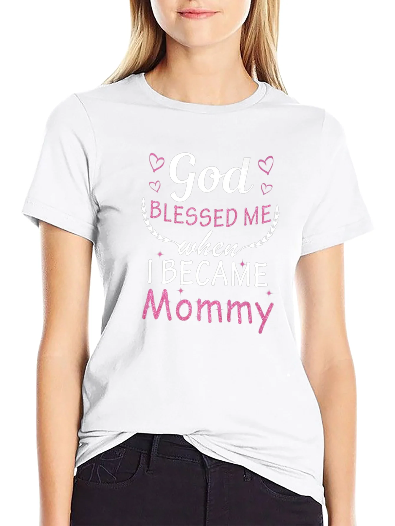 God Blessed Me When I Became Mommy Tee