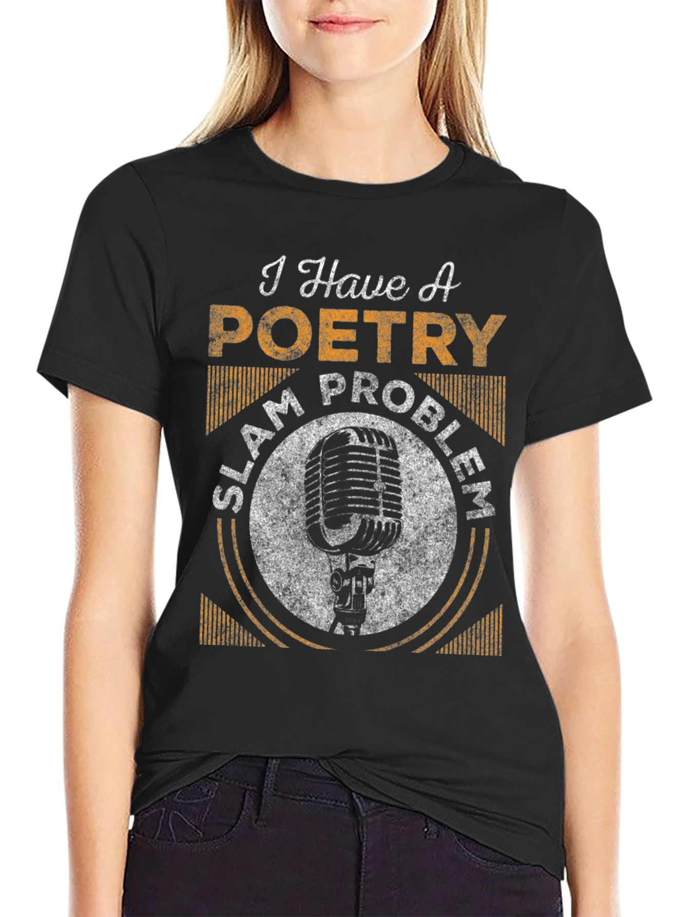 Poetry Slam Problem Graphic T-Shirt