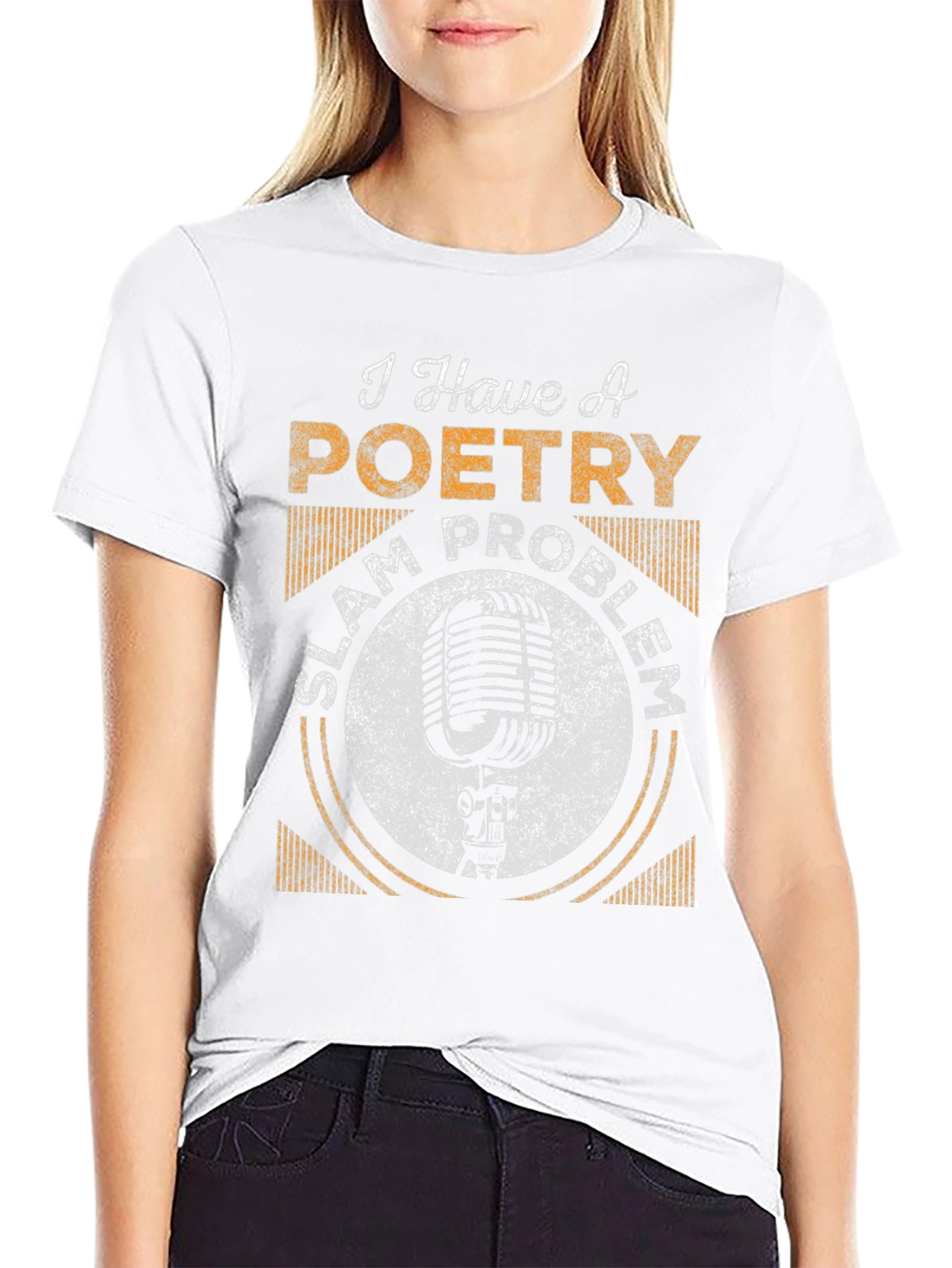 Poetry Slam Problem Graphic T-Shirt