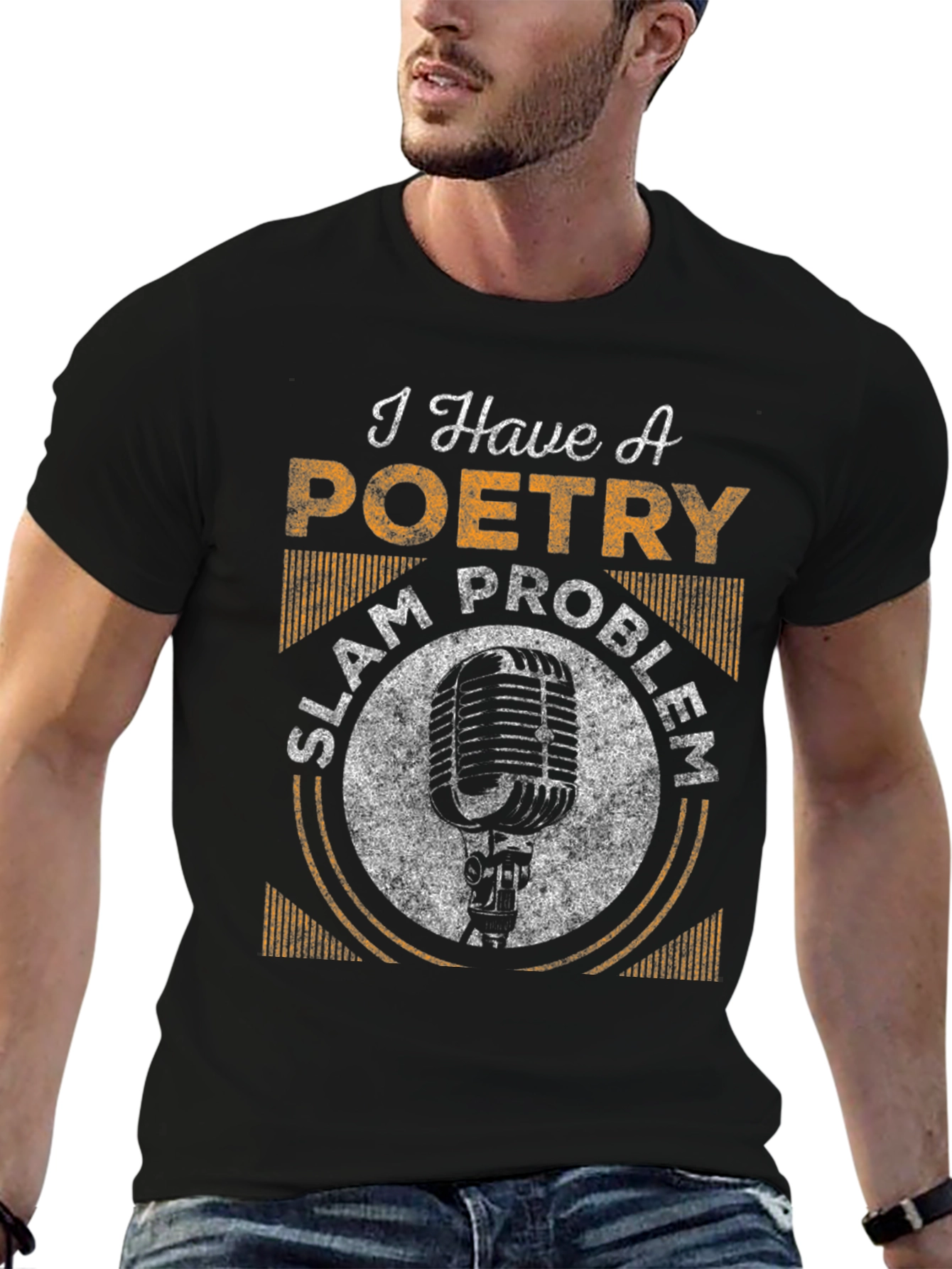 Poetry Slam Problem Graphic T-Shirt