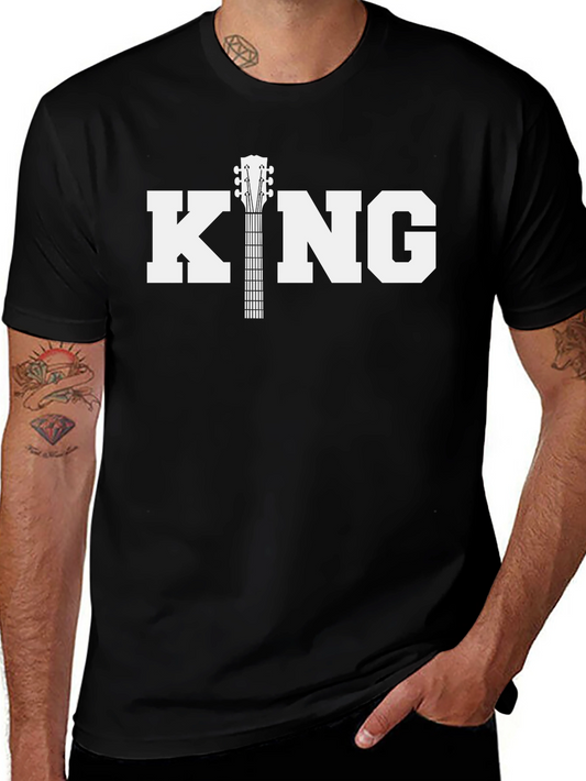 King Guitar Tee - Black Unisex T-Shirt