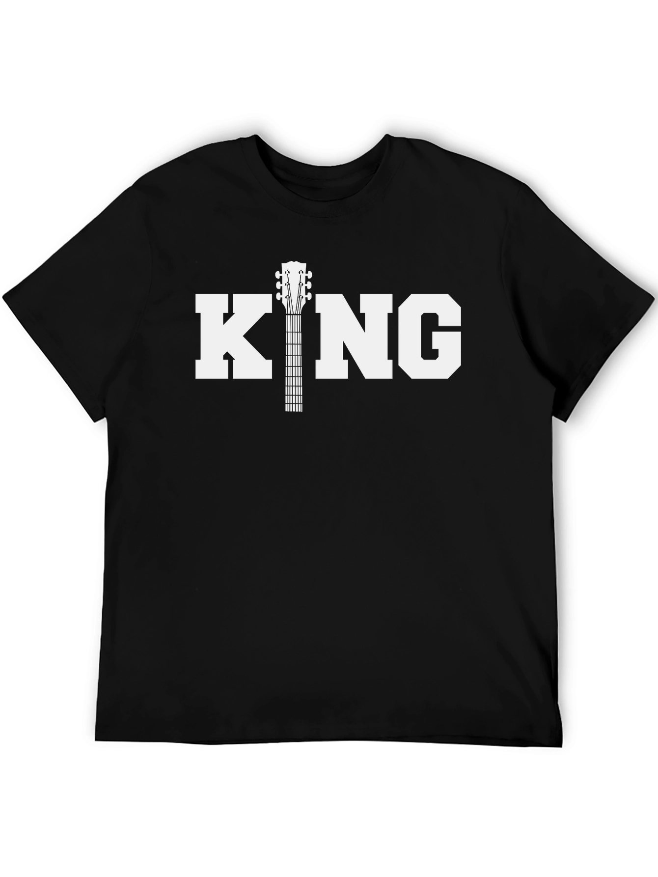 King Guitar Tee - Black Unisex T-Shirt