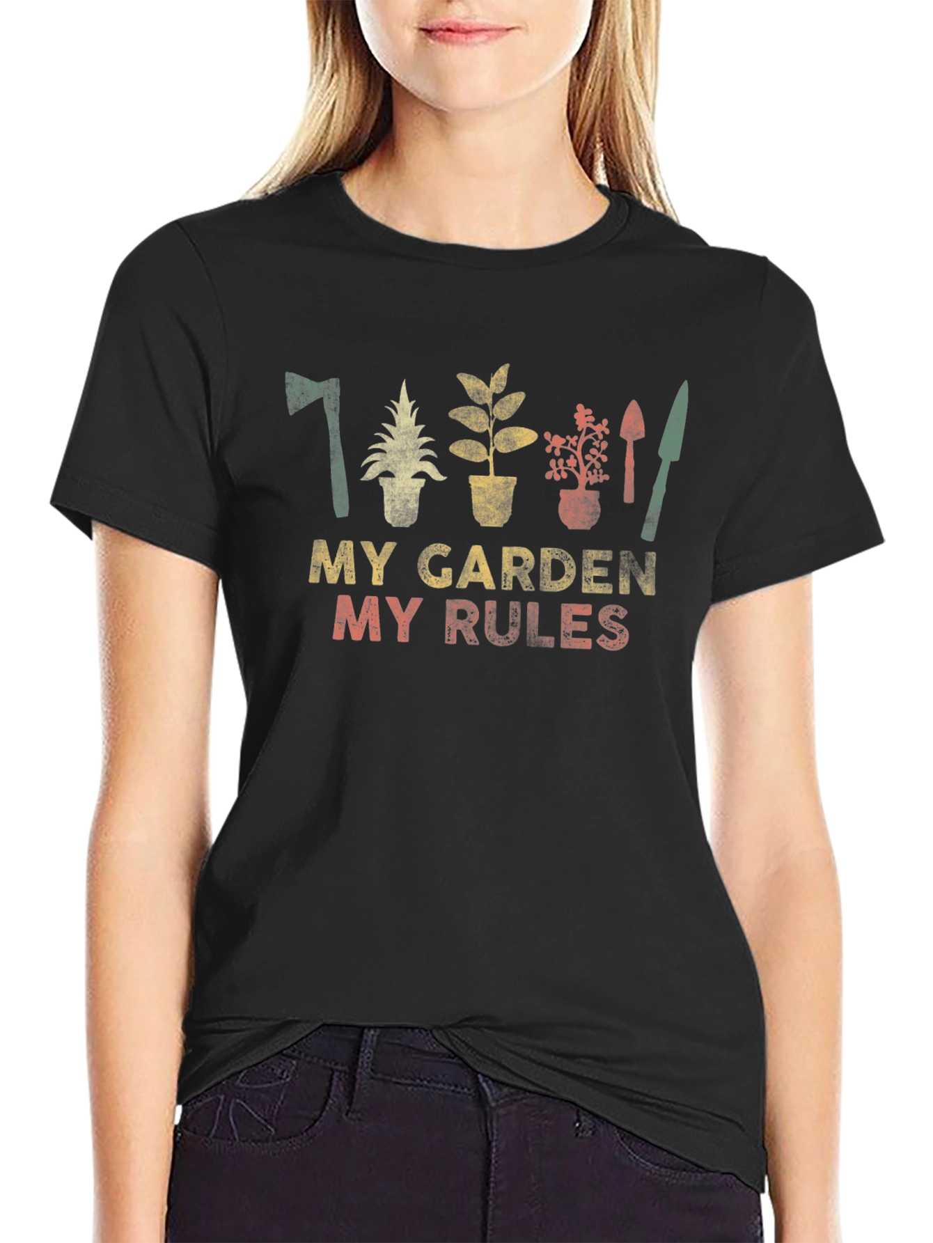 My Garden My Rules Graphic T-Shirt - Gardener Gift
