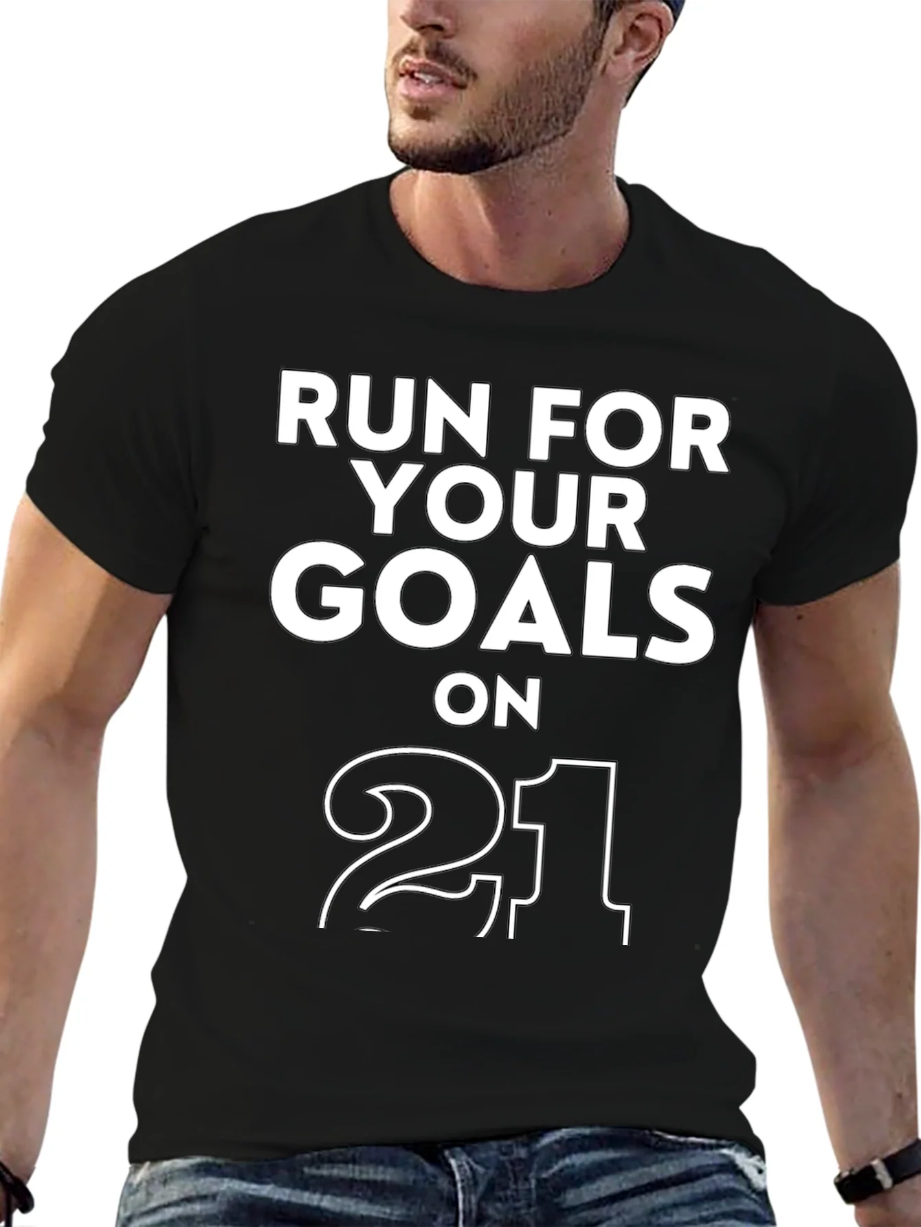 Run For Your Goals T-Shirt - Motivational Tee
